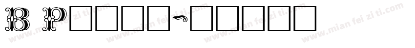 B Plain字体转换